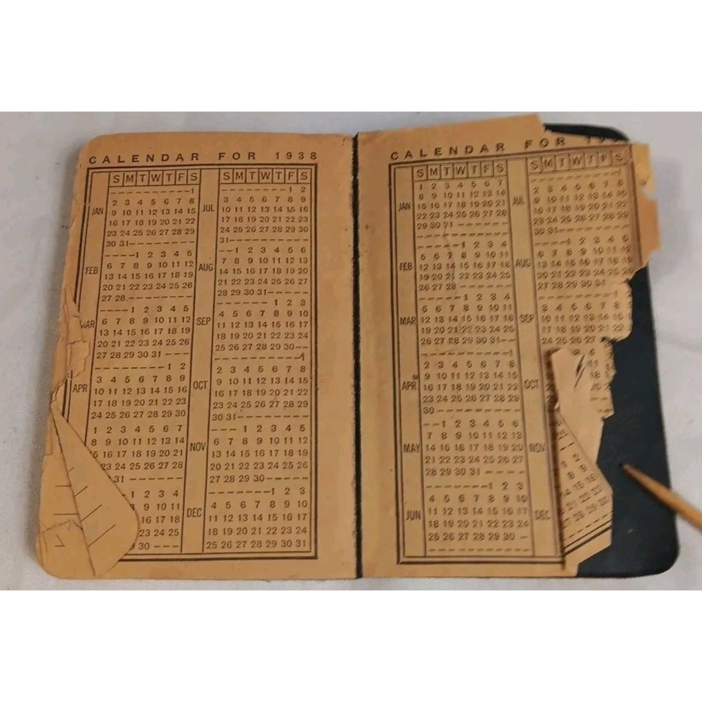 Vtg 1938 Whitman's Answer Book Thousand Fact Reference Daily Memo Diary READ - Picture 3 of 9